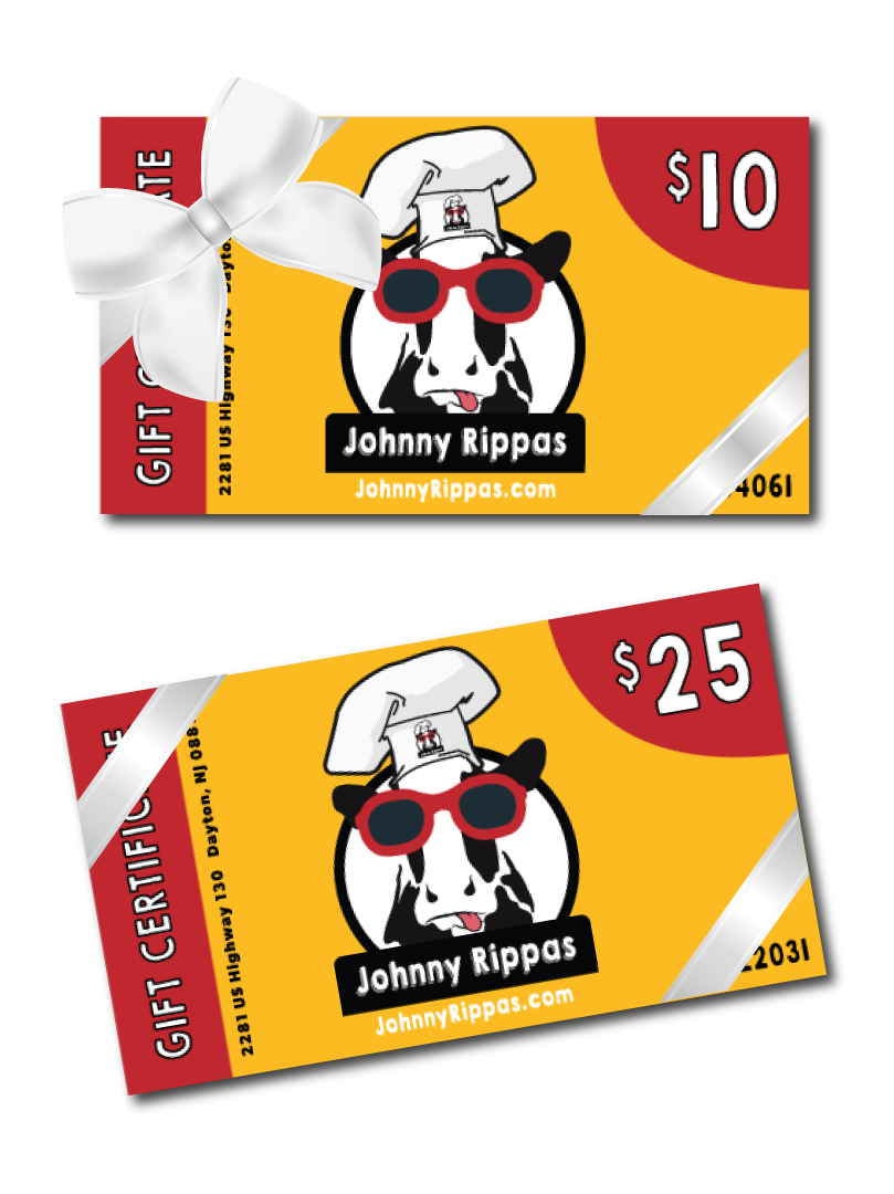 Johnny Rippas Gift Certificate